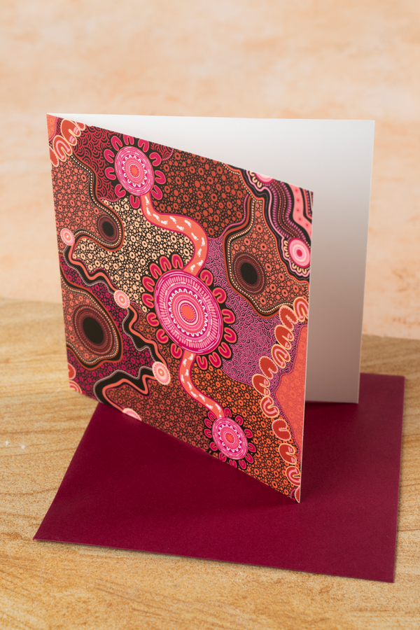 Celebration Through Generations NAIDOC 2026 14cm x 14cm Greeting Cards (5 Pack)