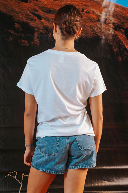 Circle NAIDOC Week 2026 White Cotton Crew Neck Women's T-Shirt