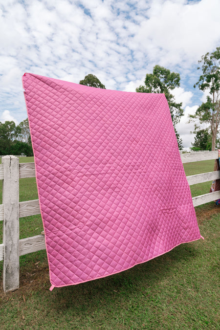 Flowers Along The River XL Sand Free Premium Quilted Picnic Blanket (200cm x 200cm)