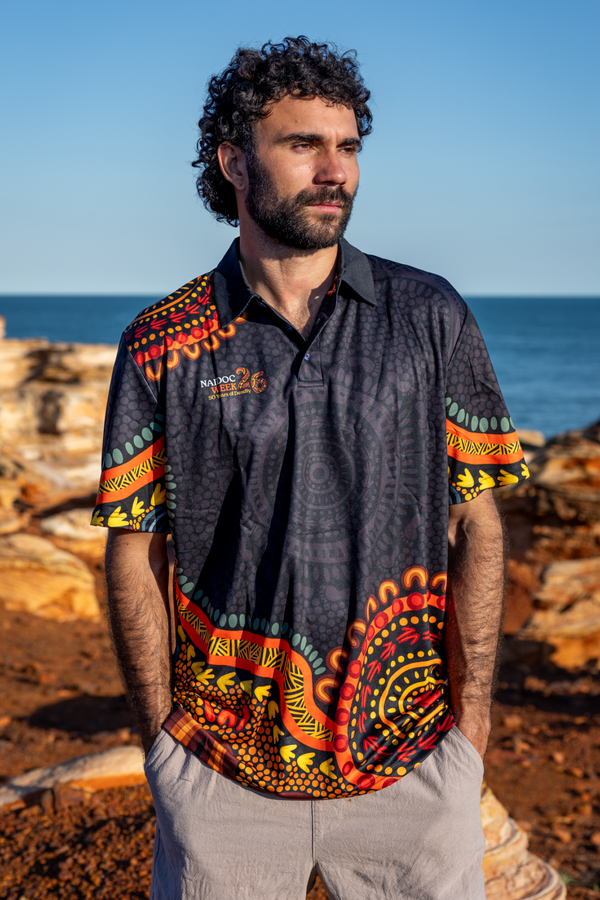 (Bulk) 50 Years of Deadly NAIDOC 2026 Unisex Polo Shirt
