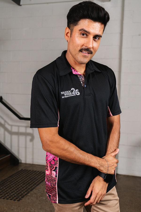 (Bulk) Celebration Through Generations NAIDOC 2026 Bamboo (Simpson) Unisex Polo Shirt