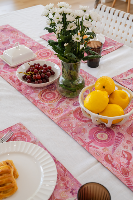Salt & Soul Poly Cotton Table Runner (183cm x 33cm)