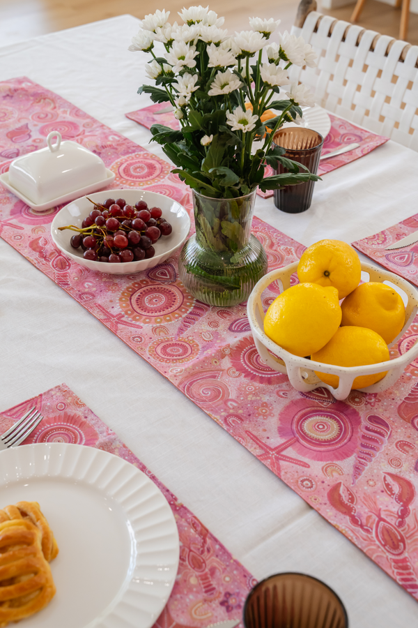 Salt & Soul Poly Cotton Table Runner (183cm x 33cm)