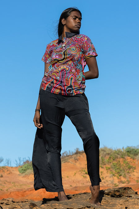 Knowledge Holders UPF50+ Women's Fitted Polo Shirt