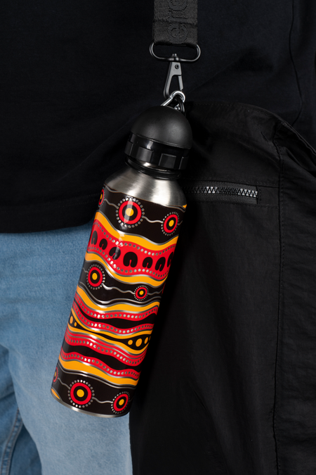 Flag 750ml Insulated Stainless Steel Drink Bottle