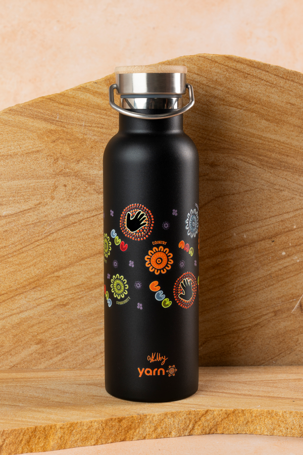 Gadi 750ml Insulated Stainless Steel Drink Bottle with Handle