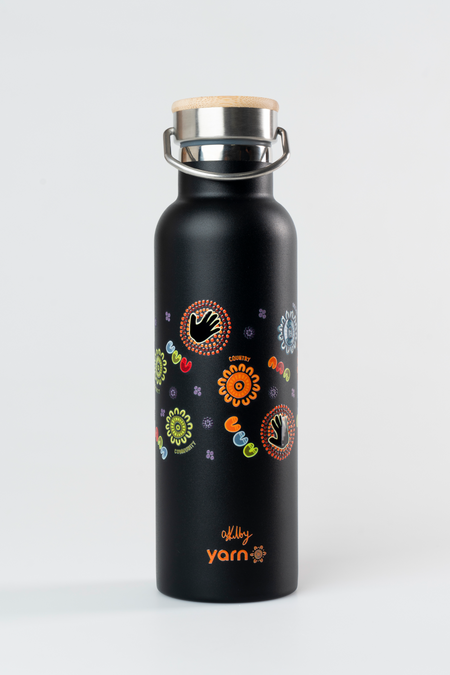 Gadi 750ml Insulated Stainless Steel Drink Bottle with Handle