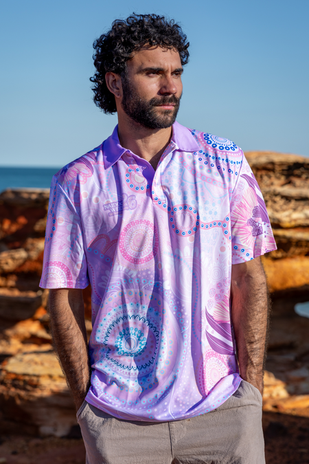 Paths That Brought Us Here NAIDOC 2026 Unisex Polo Shirt