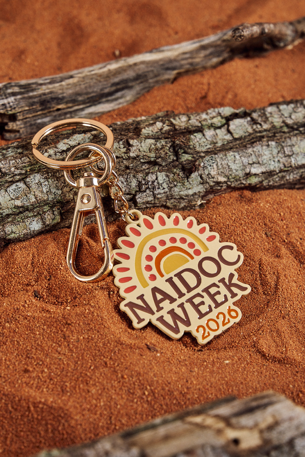 NAIDOC 2026 Cream Keyring