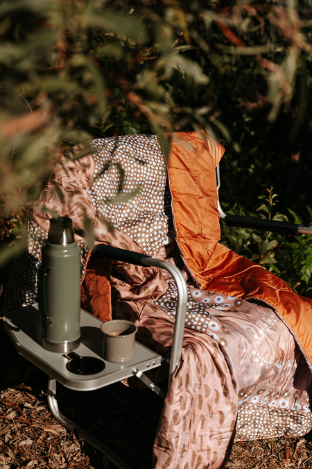 Mountains Outdoor Puff Blanket