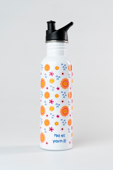 Built On Strong Shoulders 750ml Insulated Stainless Steel Drink Bottle