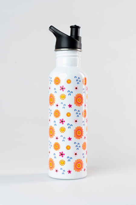 Built On Strong Shoulders 750ml Insulated Stainless Steel Drink Bottle