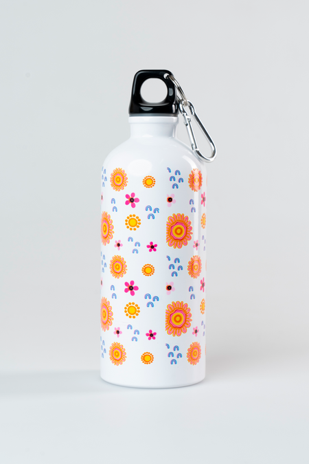 Built On Strong Shoulders 600ml Insulated Stainless Steel Drink Bottle
