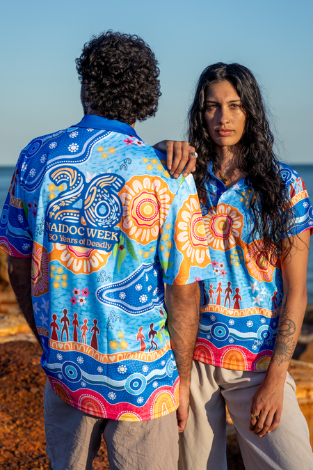 Built On Strong Shoulders NAIDOC 2026 Unisex Polo Shirt