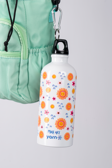 Built On Strong Shoulders 600ml Insulated Stainless Steel Drink Bottle