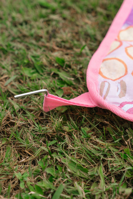 Flowers Along The River XL Sand Free Premium Quilted Picnic Blanket (200cm x 200cm)