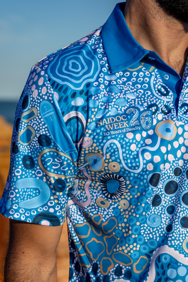 (Bulk) Moorditj Koorliny (Strong Journey) NAIDOC 2026 Unisex Polo Shirt