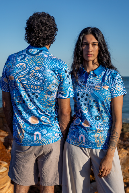 Moorditj Koorliny (Strong Journey) NAIDOC 2026 Women's Fitted Polo Shirt
