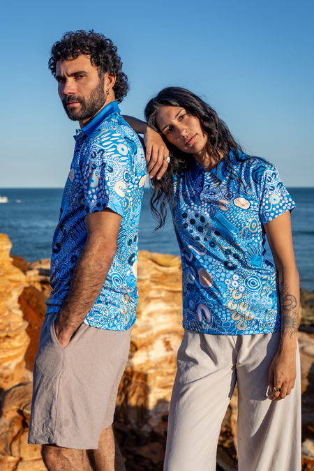 Moorditj Koorliny (Strong Journey) NAIDOC 2026 Women's Fitted Polo Shirt