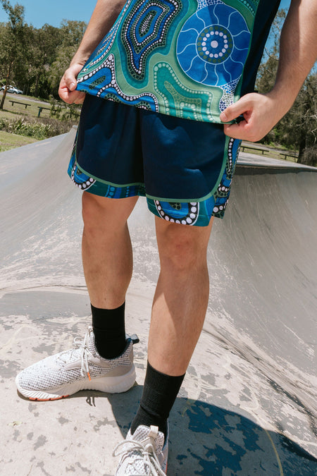 Connecting Through Culture Unisex Training Shorts