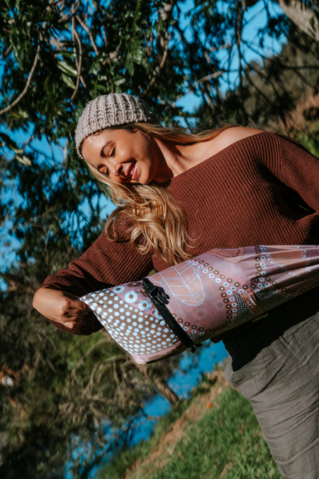 Mountains Outdoor Puff Blanket