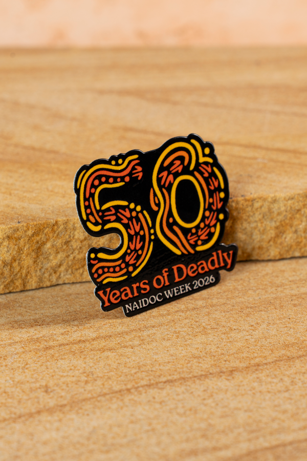 50 Years of Deadly NAIDOC 2026 Lapel Pin
