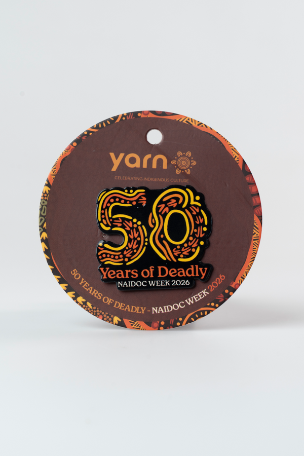 50 Years of Deadly NAIDOC 2026 Lapel Pin