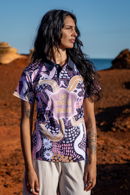 Still Deadly NAIDOC 2026 Women's Fitted Polo Shirt
