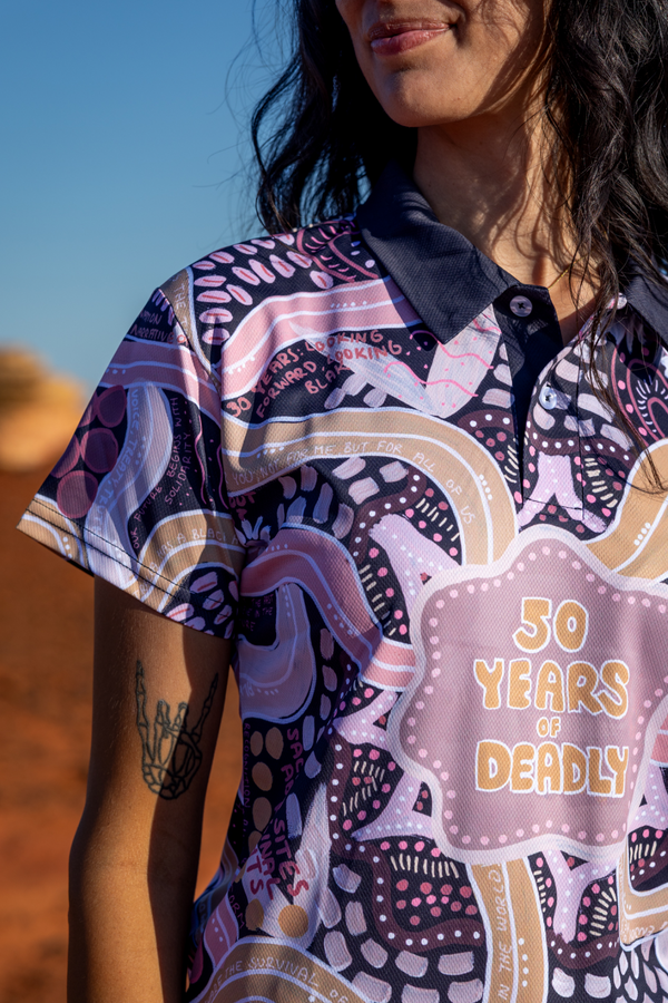 Still Deadly NAIDOC 2026 Women's Fitted Polo Shirt