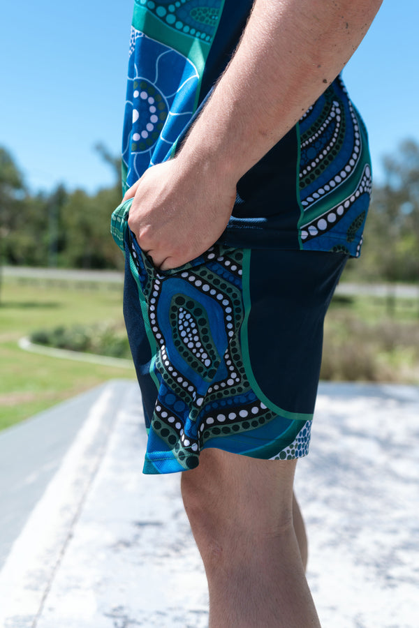 Connecting Through Culture Unisex Training Shorts