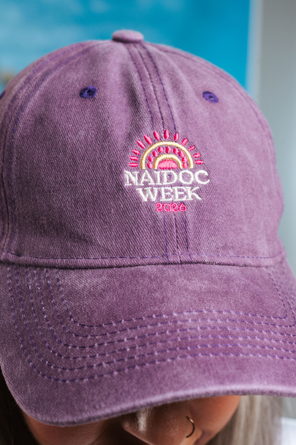 NAIDOC 2026 Icon Purple Vintage Washed Cap