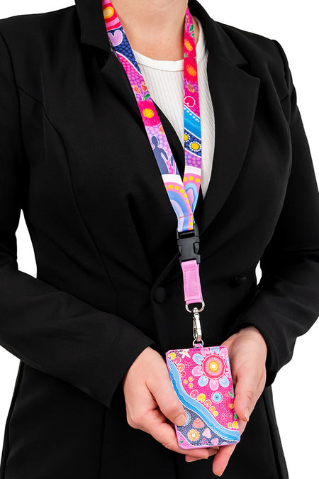 Thriving Together Lanyard & Card Holder