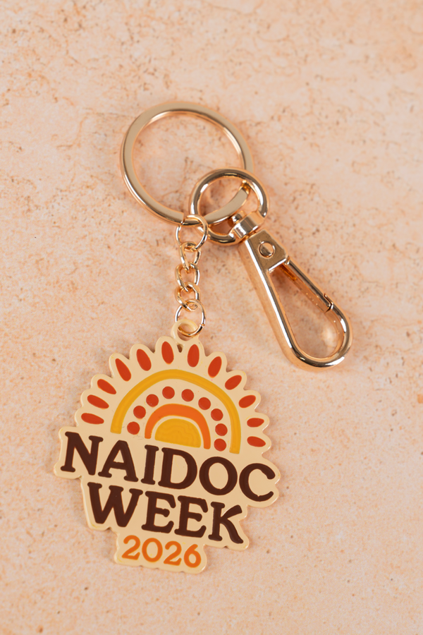 NAIDOC 2026 Cream Keyring