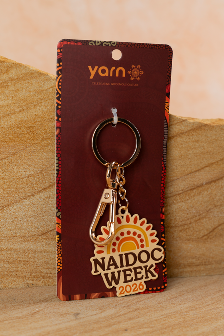NAIDOC 2026 Cream Keyring