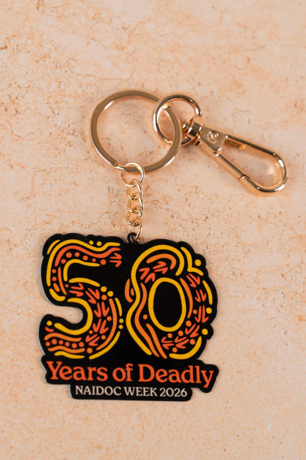 50 Years of Deadly NAIDOC 2026 Keyring