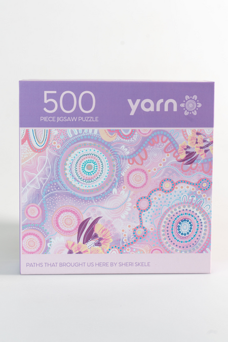 Paths That Brought Us Here NAIDOC 2026 500 Piece Indigenous Artwork Puzzle