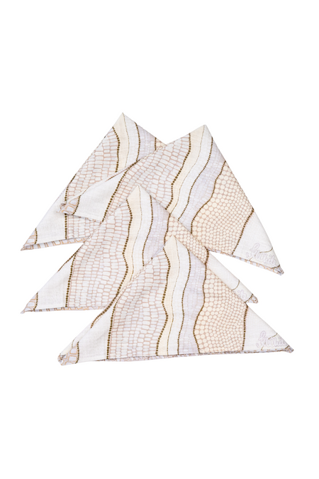 Ngumul (Cloud) Linen Blend Napkin (4 Pack)