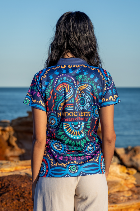 An Abundance Of Culture NAIDOC 2026 Women's Fitted Polo Shirt