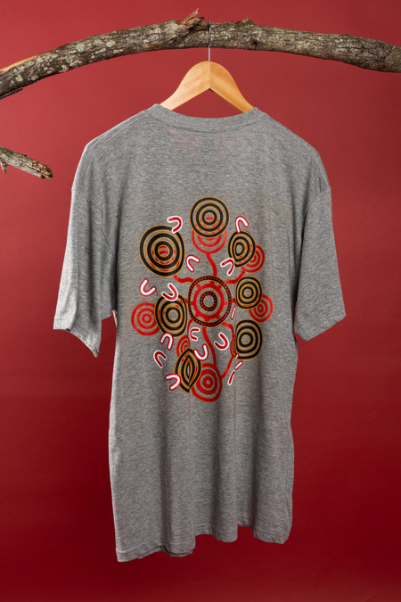 Red Dust 20 Years Grey Marle Cotton Everyday Unisex T-Shirt