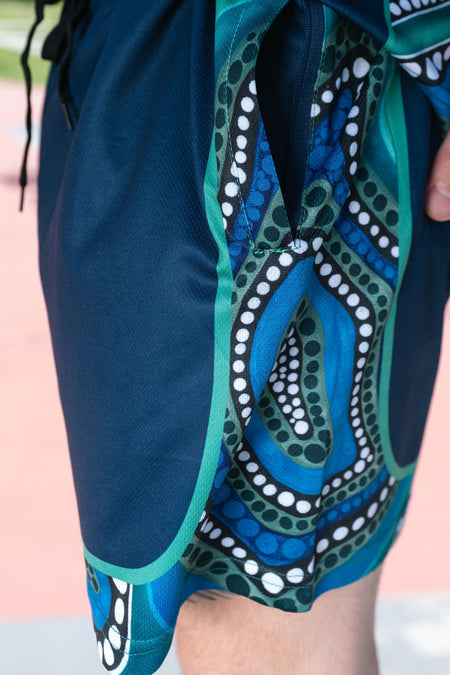 Connecting Through Culture Unisex Training Shorts