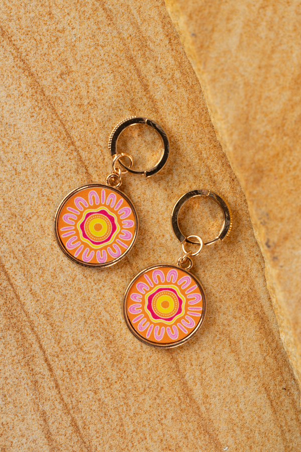 Built on Strong Shoulders NAIDOC 2026 Hoop Earrings
