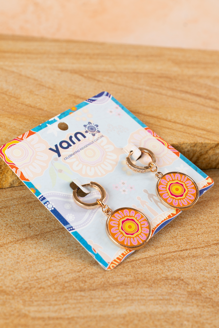 Built on Strong Shoulders NAIDOC 2026 Hoop Earrings