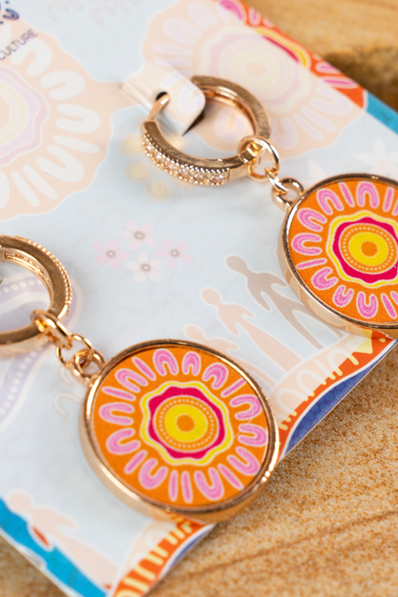 Built on Strong Shoulders NAIDOC 2026 Hoop Earrings
