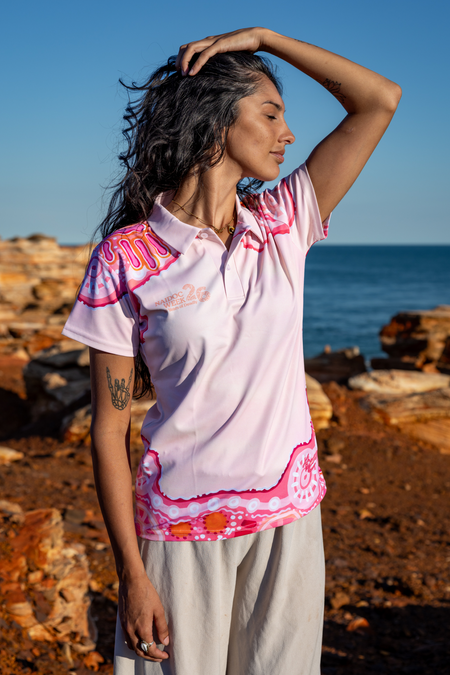 Ignite NAIDOC 2026 Women's Fitted Polo Shirt