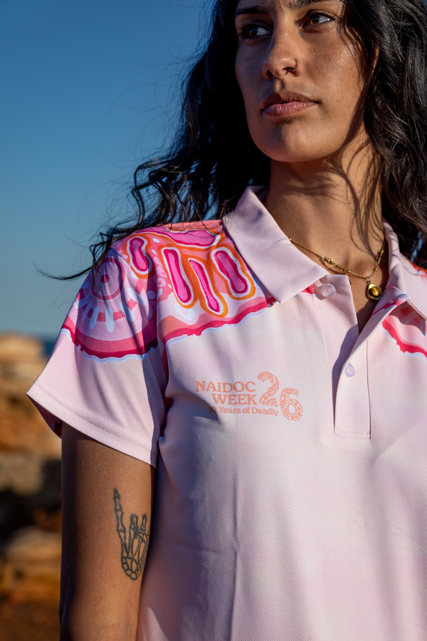 Ignite NAIDOC 2026 Women's Fitted Polo Shirt