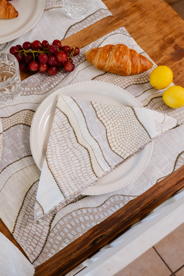 Ngumul (Cloud) Linen Blend Napkin (4 Pack)