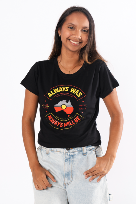 Always Was - Unity & Truth Black Cotton Crew Neck Womens T-Shirt