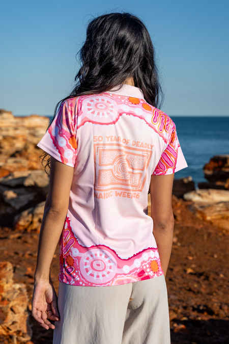 Ignite NAIDOC 2026 Women's Fitted Polo Shirt