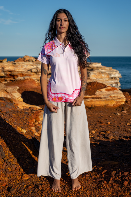 Ignite NAIDOC 2026 Women's Fitted Polo Shirt