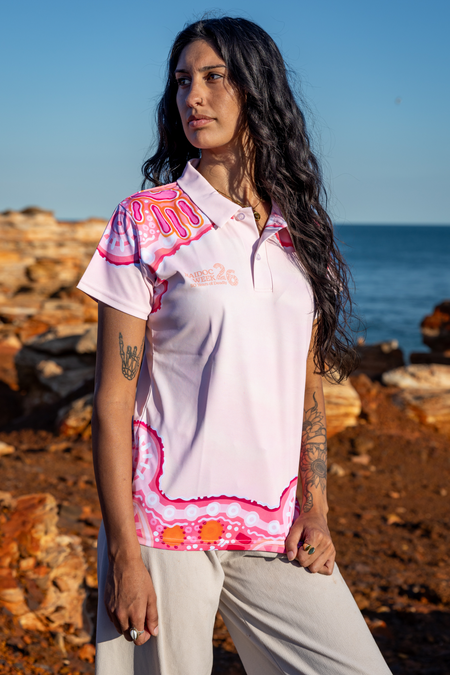 Ignite NAIDOC 2026 Women's Fitted Polo Shirt